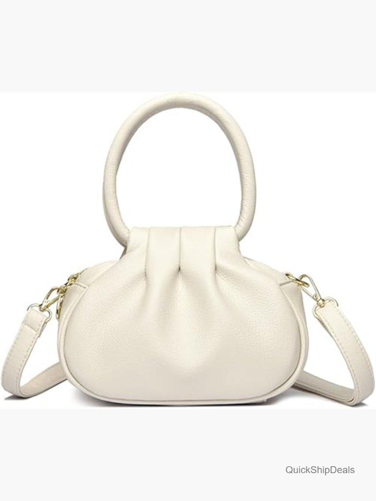 Slouchy Crossbody Bag Small Crescent Hobo Shoulder Purse Pu Leather Travel
